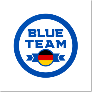 Cybersecurity Blue Team Germany Gamification Badge CTF Posters and Art